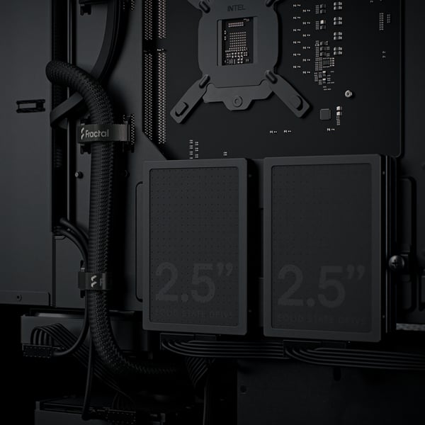 Fractal Design Pop Mini Air RGB Sort TG Mini-ITX-kabinet med vindue, sort