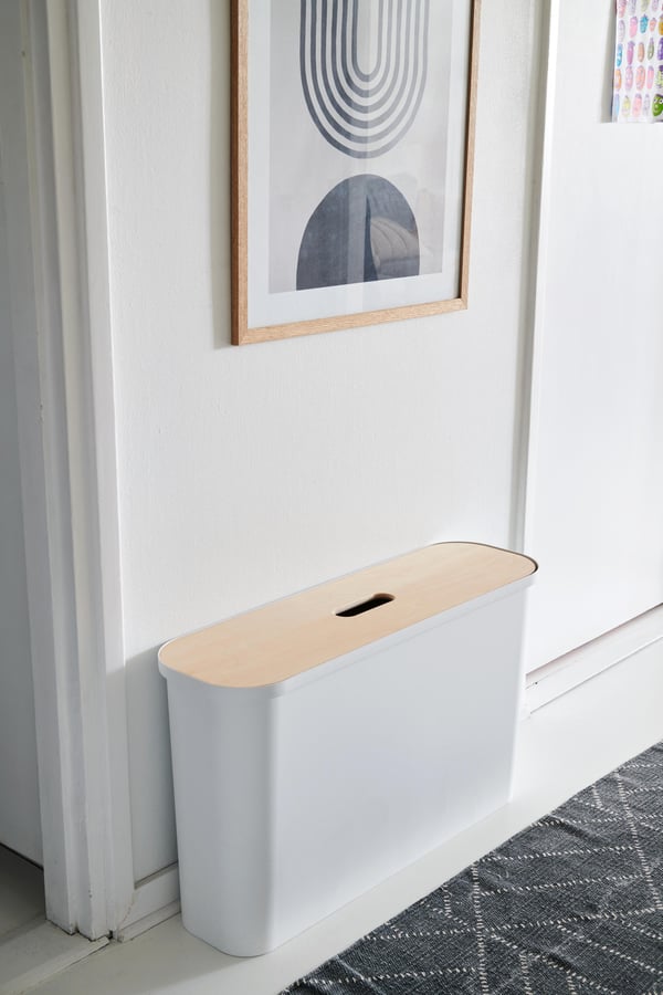 SmartStore Collect Slim 46 L sorteringssats, vit