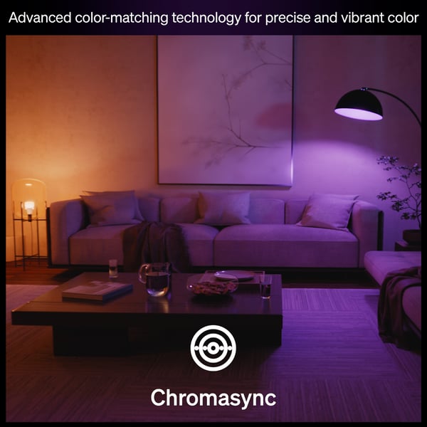 Philips Hue LED-smartlampa, White and color ambiance, E27, 1100 lm, 2-pack