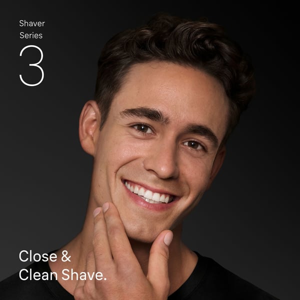 Braun Series 3, 310BT Wet&Dry -rakapparat med skäggtrimmertillbehör