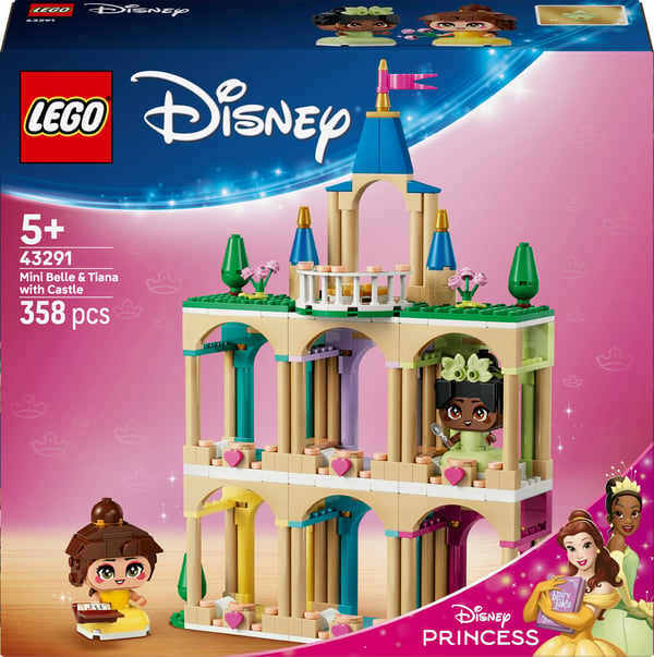 LEGO Disney Princess 43291 Belles och Tianas slott i miniformat