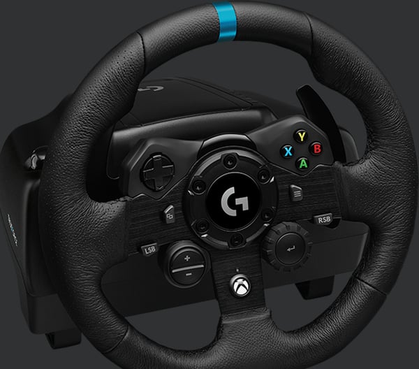 Logitech G923 TRUEFORCE Racing Wheel - rattkontroll och pedaler, Xbox/PC