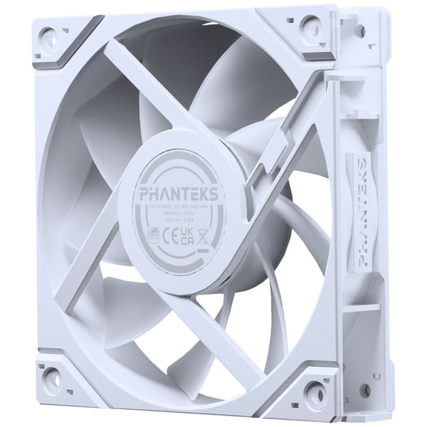 Phanteks M25 Gen2 120 mm PWM DRGB-blæser, hvid, 3 stk