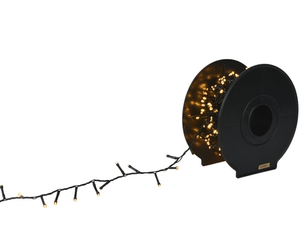 Lumineo Compact twinkle dekorationsljusslinga för utomhusbruk, 15 meter