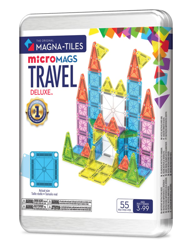 MAGNA-TILES® microMAGS Deluxe Reseset, 55 delar