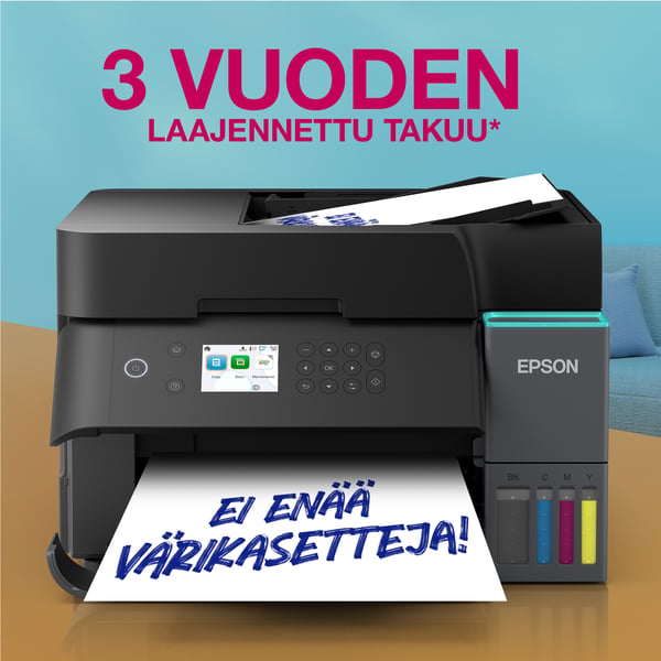 EcoTank ET-3950 multifunktionsskrivare med arkmatning
