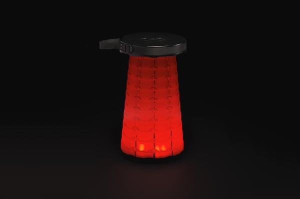 Atom hopfällbar campingstol med LED-lampor