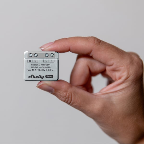 Shelly EM Mini Gen4 energimätare