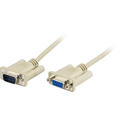 DELTACO-serie/musekabel db9/db9 han/hun 15,0 m