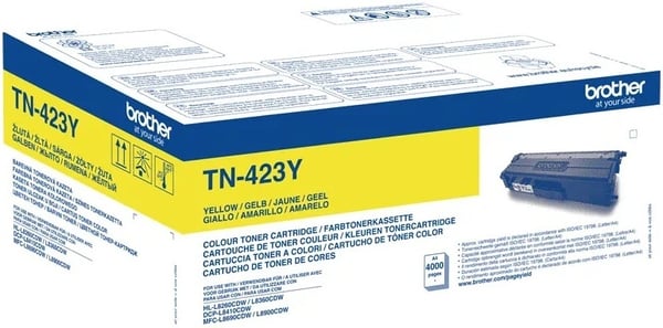Brother TN423Y -laserfärgkassett, gul