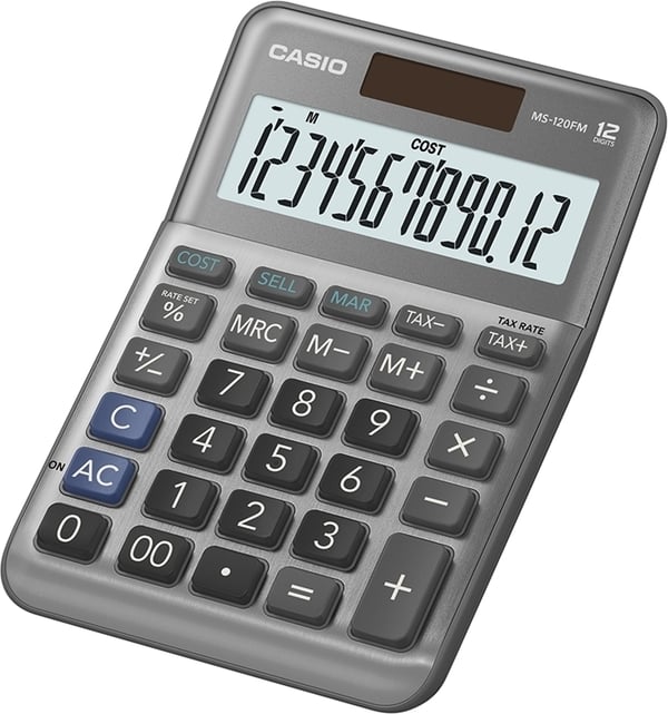 Casio MS-120BM -bordräknare