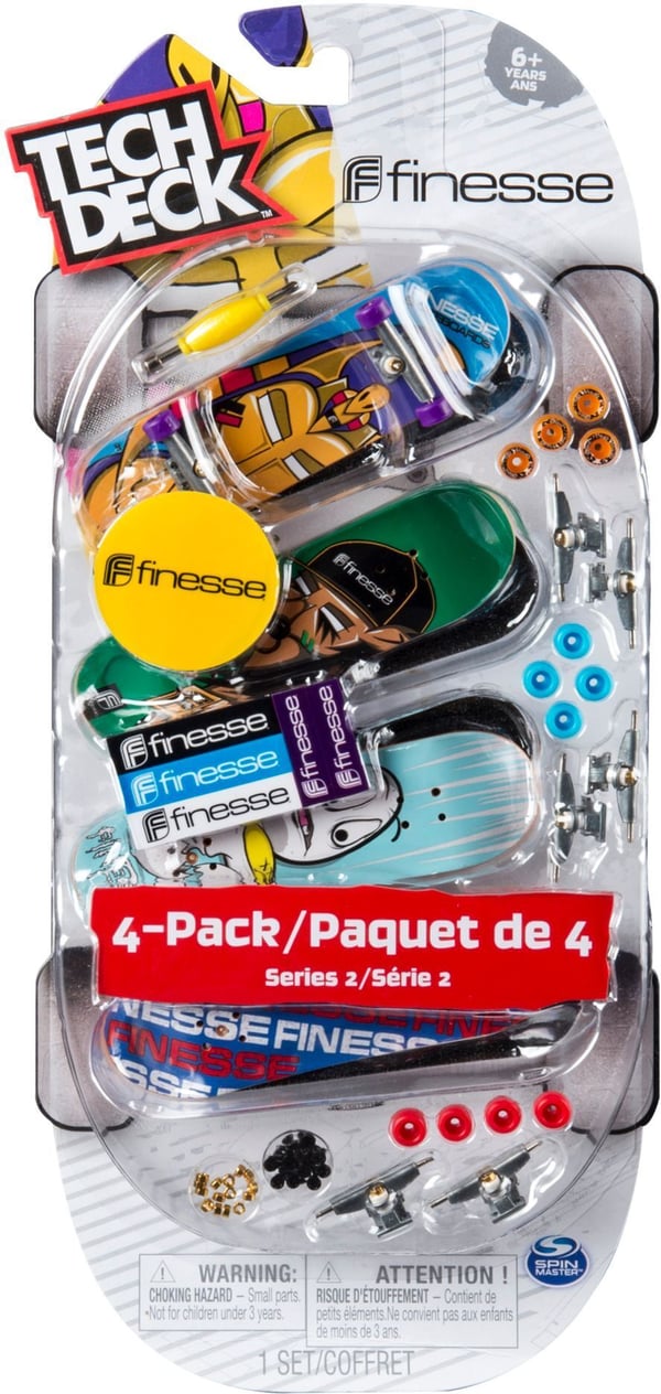 Tech Deck -finger skateboard, 4 st