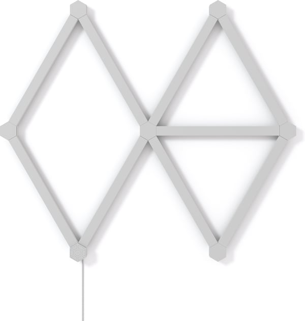 NanoLever Linjer Starter Kit smart panelbelysning, 9 paneler