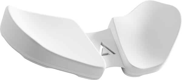 Deltahub Carpio 2.0 handledsstöd, högerhänt, storlek L, vit