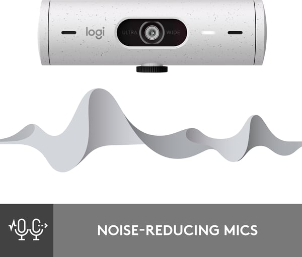 Logitech Brio 500 webb-kamera, vit