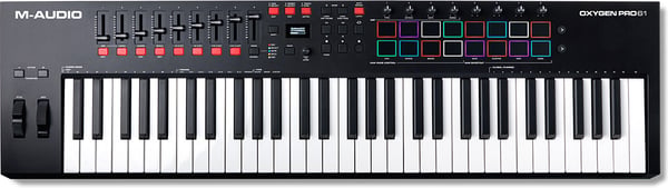 M-Audio Oxygen Pro 61 -MIDI-keyboard, 61 tangenter