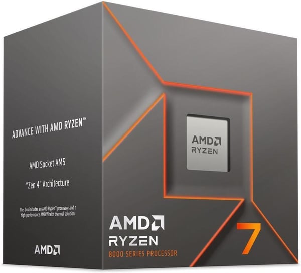 AMD Ryzen 7 8700F processor til AM5-sokkel