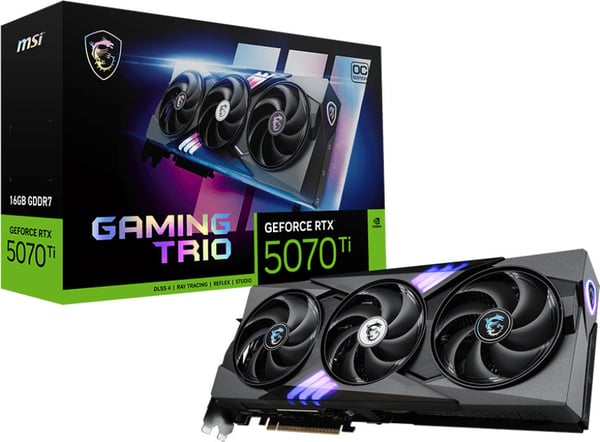 MSI GeForce RTX 5070 Ti 16G GAMING TRIO OC grafikkort