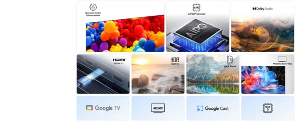 TCL 75" P6K 4K LED Google TV
