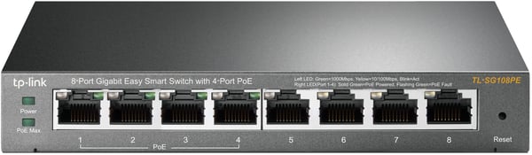TP-LINK TL-SG108PE - 8-portars switch