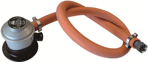 Landmann lågtrycksregulator och slang