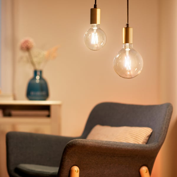 WiZ smartlampe globe, E27, Wi-Fi, 2700-6500 K