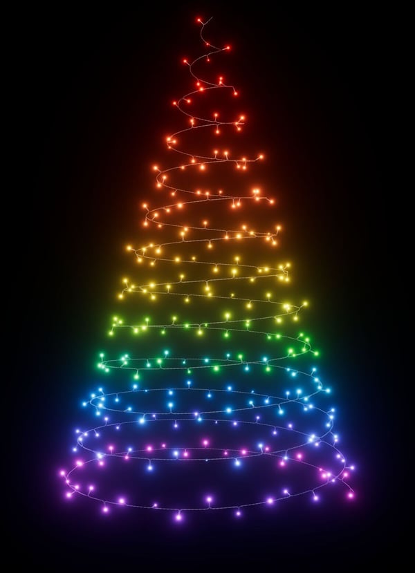 Nanoleaf Matter Holiday Ljusslinga, 250 LED, 20 m