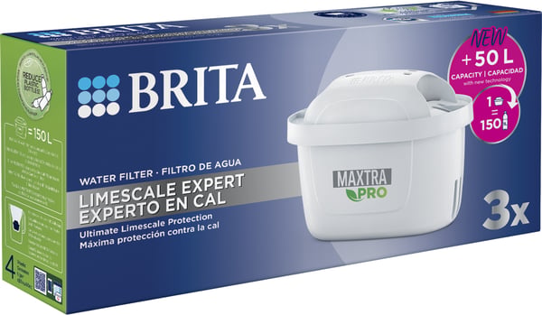 Brita Maxtra Pro Limescale avkalkningsfilter, 3 st