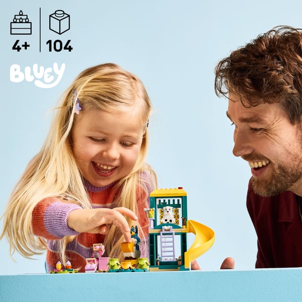 LEGO Bluey 11201 Blueys och Katts roliga stunder på lekplatsen