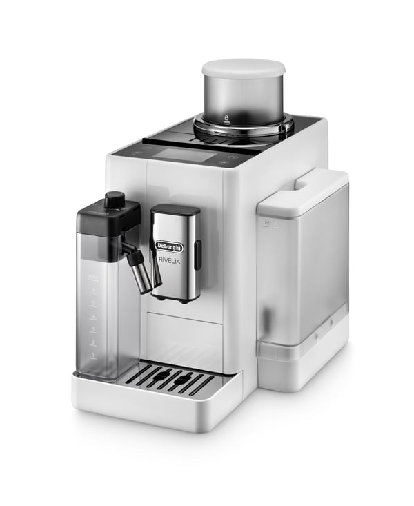 DeLonghi Rivelia kaffemaskin, vit (EXAM440.55.W)