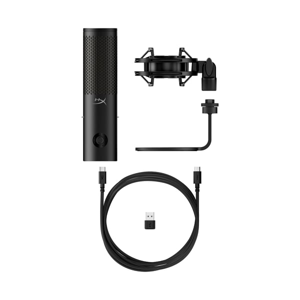 HyperX QuadCast 2 S USB-mikrofon, svart