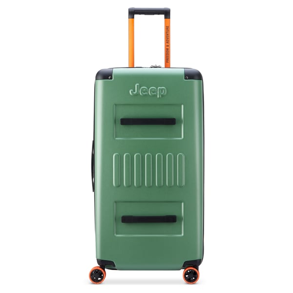 Delsey Jeep JH002B Trunk Exp resväska, 80 cm, grön