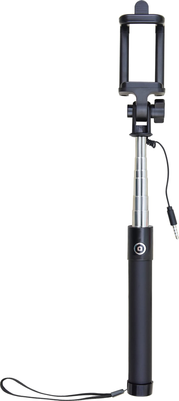 Wave Selfiestick 3,5 mm, svart