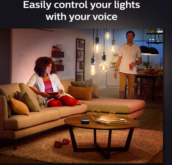 Philips Hue -filamentintelligenta lampa, White Ambiance Filament, E27
