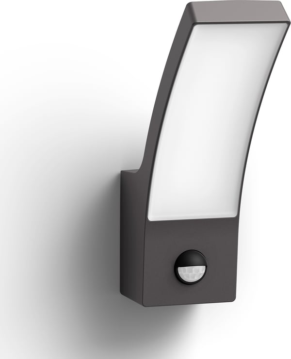 Philips Splay -vägglampa, antracit, 2700K, IR