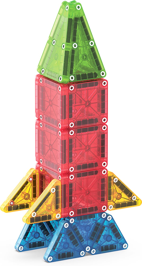MAGNA-TILES® microMAGS Reselåda magnetisk byggsats, 26 delar
