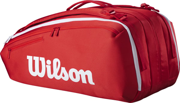 Wilson Super Tour 15-pack racketväska, röd