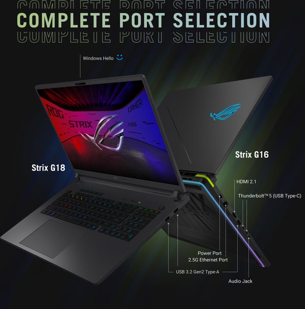 ASUS ROG Strix G16 16" gaming laptop, Win 11 (G615LR-S5006W)