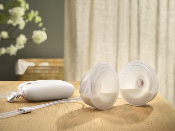 Philips Avent SCF532/11 Handsfree bröstpump med två uppsamlingskoppar