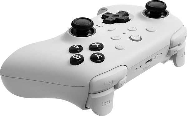 8BitDo Ultimate 2 Wireless BT-spelkontroll, PC/Switch, vit