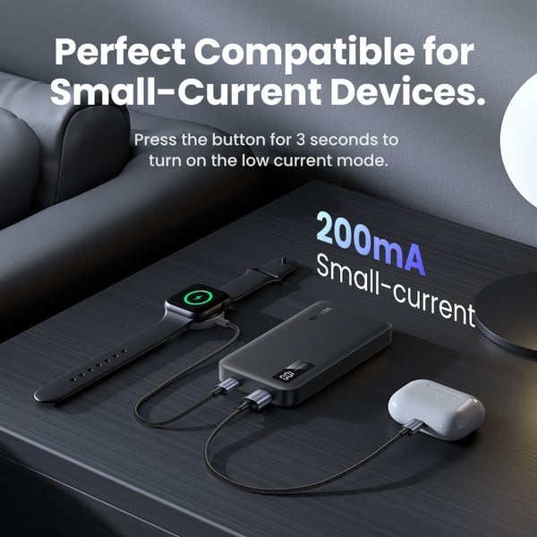 Ugreen 10 000 mAh powerbank med snabbladdning