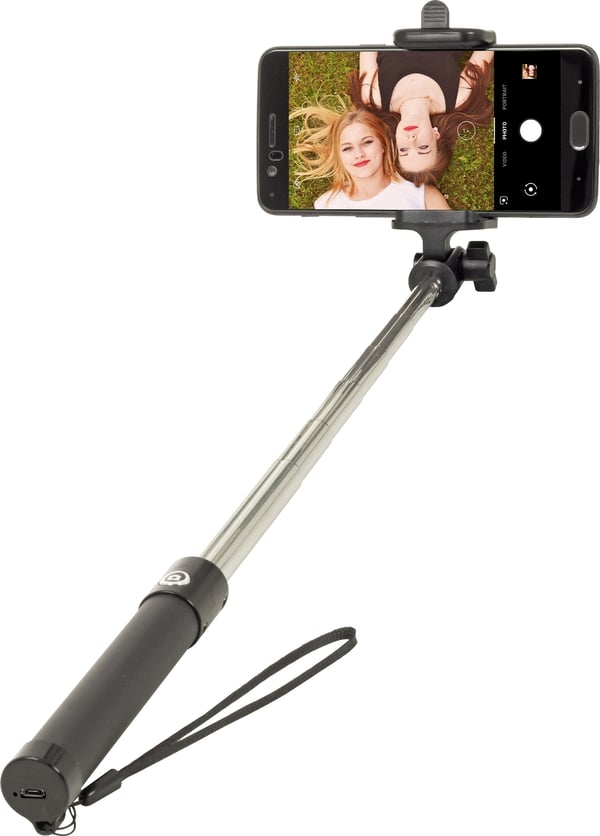 Wave Selfiestick 3,5 mm, svart