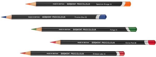 Derwent Procolour -färgpennassortiment, 24 st