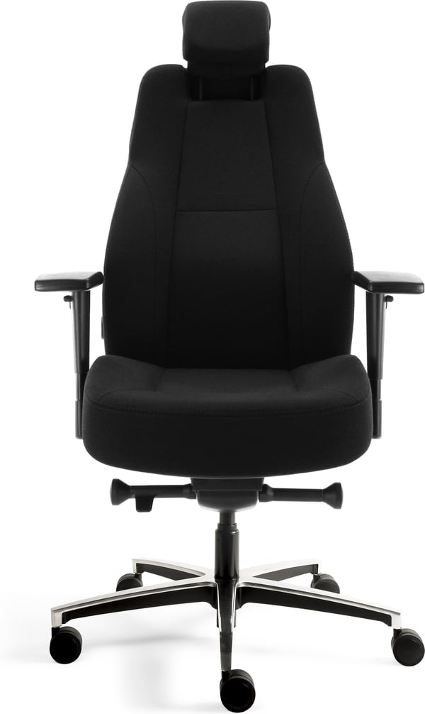 TC FREE B1 24/7 -arbetsstol, svart tyg