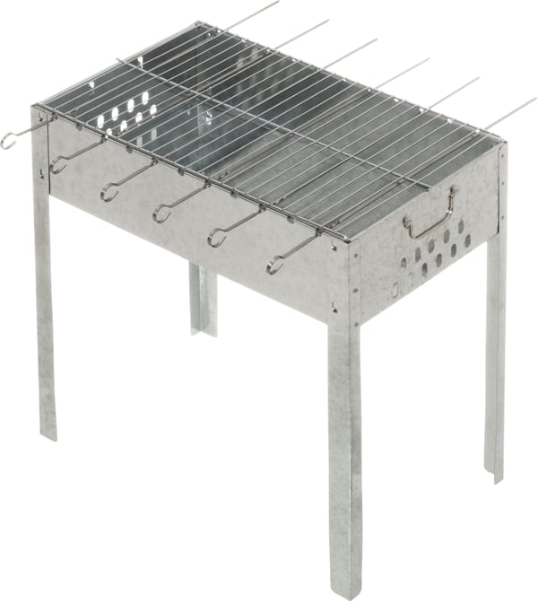 Mustang Kulgrill med 6 spyd