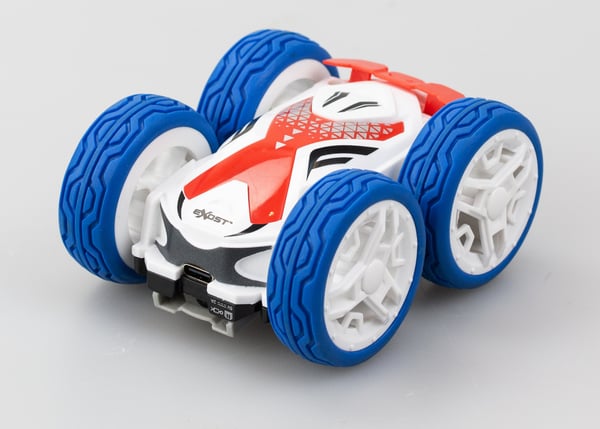 Exost Mini Flip Neo - fjernbetjent stuntbil, blå