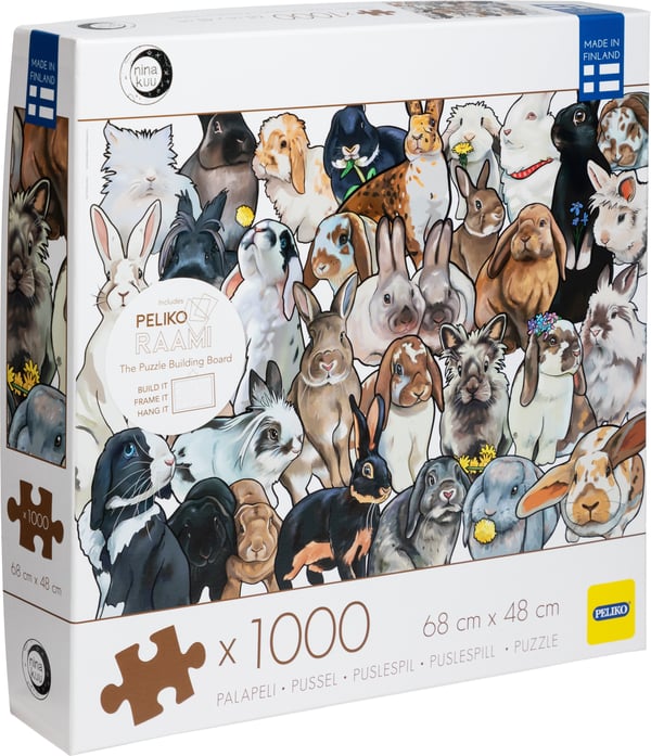 Nina Kuu Kanin -pussel, 1000 bitar