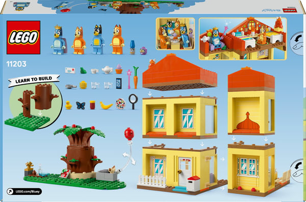 LEGO Bluey 11203 Blueys familjs hus