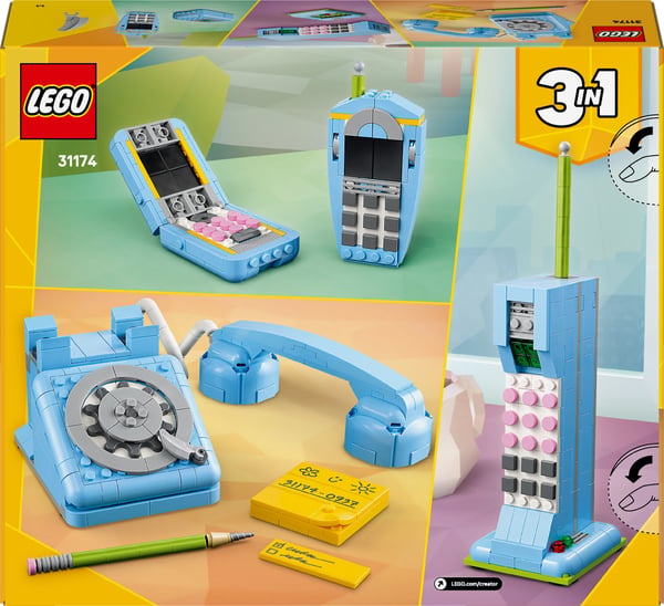 LEGO Creator 31174 - 3-i-1 Retrotelefon