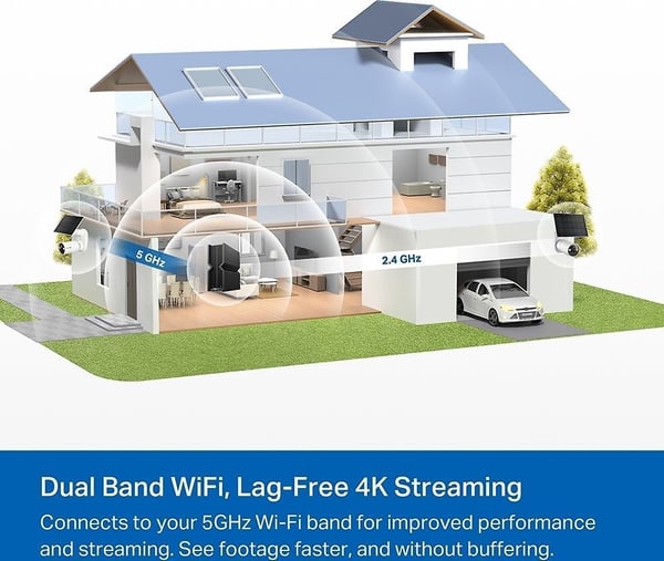 TP-Link Tapo C460 Kit 4K Säkerhetskamera med Solpanel, Batteridriven